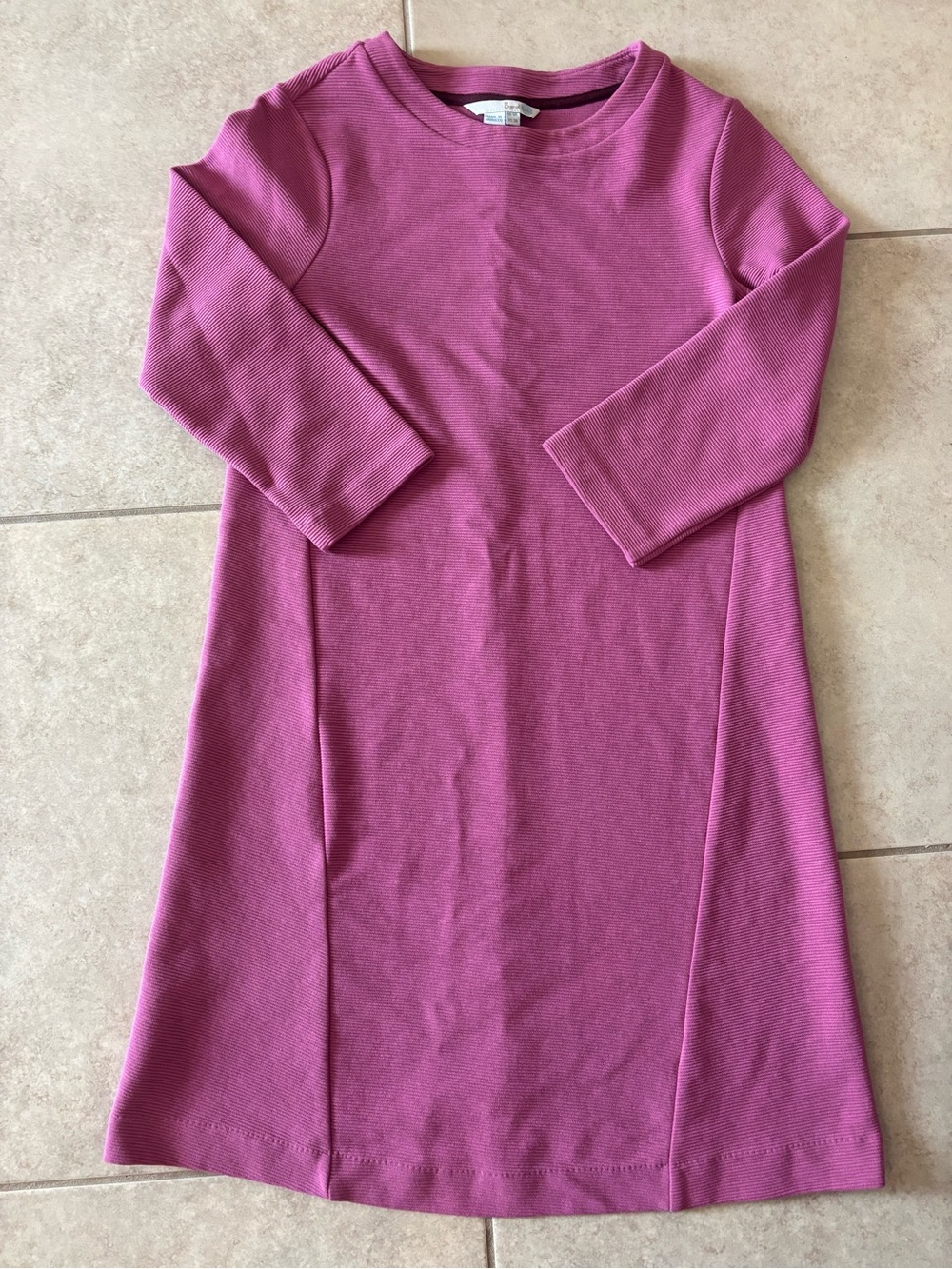 Boden pink 3/4  Long Sleeve Midi Dress
